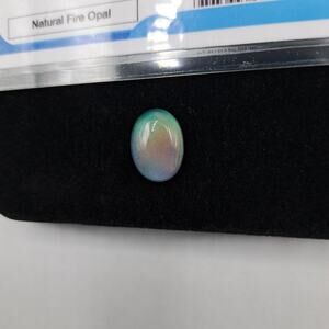 Natural Ethiopian Certified Fire Opal, 5.80 Carats, Untreated Play of Color Gem